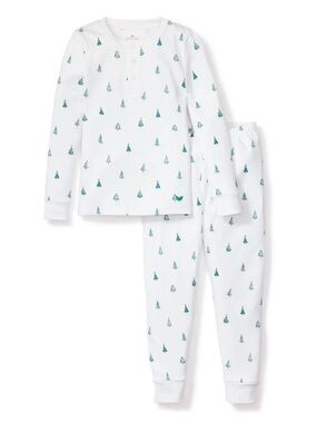 PETITE PLUME 100% Pima Cotton Evergreen Trees Pajama Set- 7